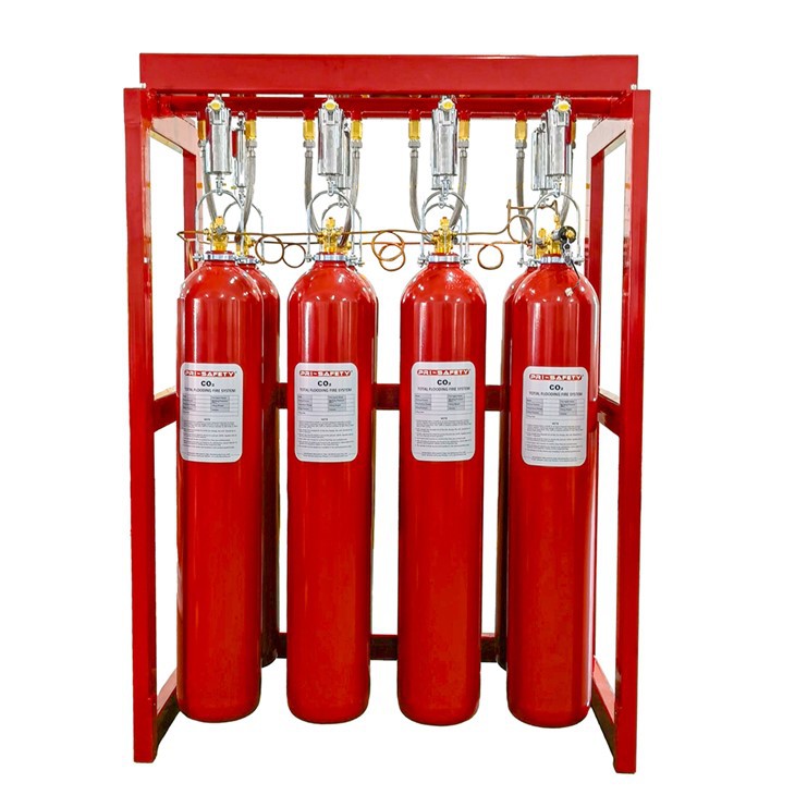 نظام إطفاء الحرائق بغاز ثاني أكسيد الكربون وثاني أكسيد الكربون