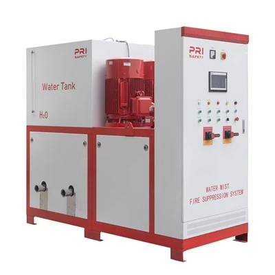 نظام إطفاء رذاذ الماء المتوافق مع NFPA 750 للمناطق الصناعية الخطرة