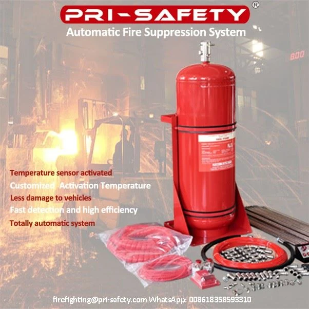 Automatic Dry Powder Fire System For Wheel Loader
