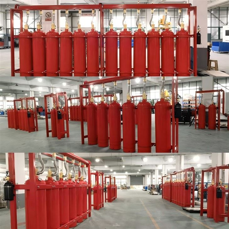 70L-500L FM200 Fire System FM200 Fire Suppression System HFC-227EA FK-5112 Novec 1230 Fire Fighting System Clean Agent Fire Extinguishing System factory