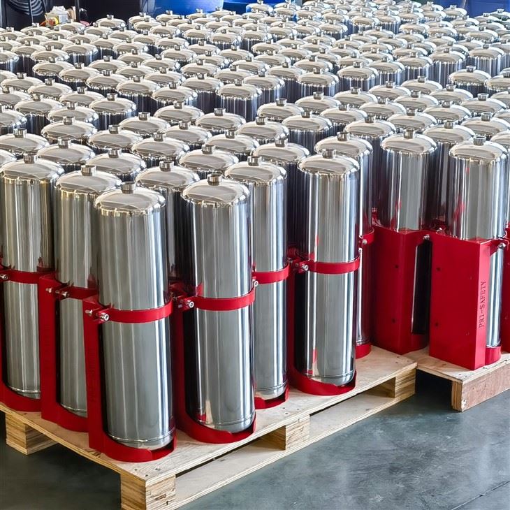 Battery Storage System Fire Extinguisher For ESS BESS Stainless Steel Extinguisher TUV CE0036 best